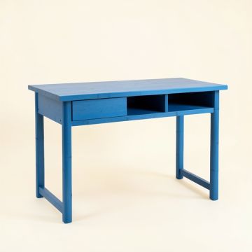 Ash Bridge Writing Desk - Blue (synthetic illustration; no displayed measurements)
