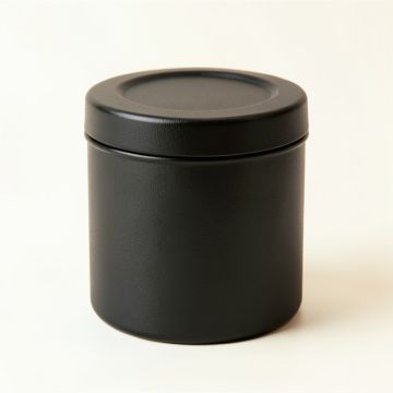 Flint Bridge Storage Canister With Lid - Black (synthetic illustration; no displayed measurements)