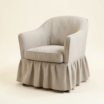Universal Elastic Chair Covers Bubble Lattice Slipcover With Skirt ( Set Of 6 ) (synthetic illustration; no displayed measurements)
