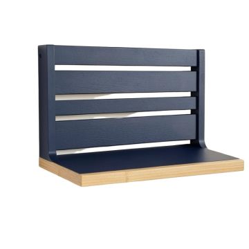 Moss Edge Wall-Mounted Entryway Organizer Shelf - Navy