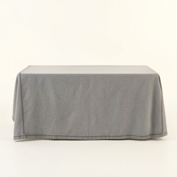 Elm Crossing Flat Bed Sheet - Gray (synthetic illustration; no displayed measurements)