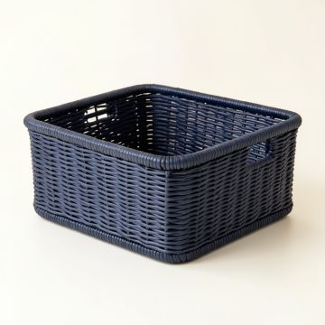 Rowan Bend Empty Storage Basket - Navy (synthetic illustration; no displayed measurements)