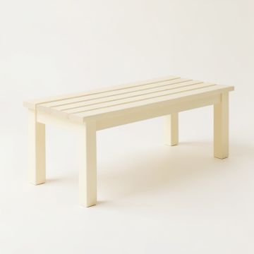 Moss Crossing Indoor Bench - Cream (synthetic illustration; no displayed measurements)
