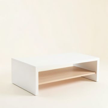 Hill Crest Coffee Table - White (synthetic illustration; no displayed measurements)
