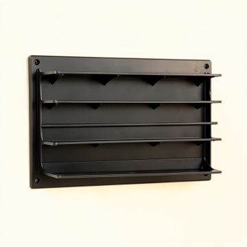 Fern Bluff Empty Wall-Mounted Tool Organizer Panel - Black (synthetic illustration; no displayed measurements)