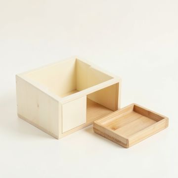 Aspen Bluff Empty Coffee-Station Organizer - Cream (synthetic illustration; no displayed measurements)