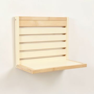 Briar Edge Wall-Mounted Entryway Organizer Shelf - Cream (synthetic illustration; no displayed measurements)
