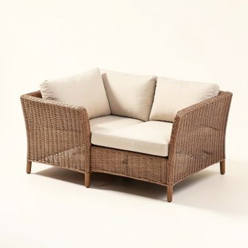 Brentwood Patio Sofa With Cushions (synthetic illustration; no displayed measurements)