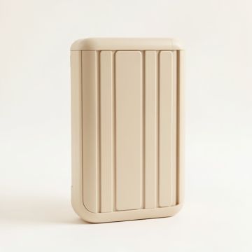 Elm Crest Narrow Outdoor Storage Bench - Beige (synthetic illustration; no displayed measurements)
