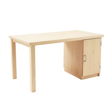 Pine Brook Empty Workshop Workbench - Beige