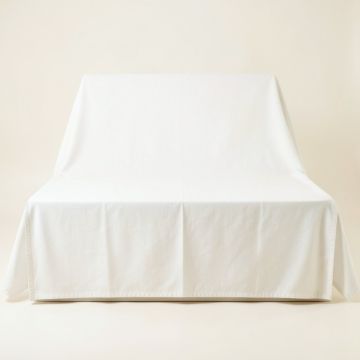 Alder Bend Flat Bed Sheet - White (synthetic illustration; no displayed measurements)