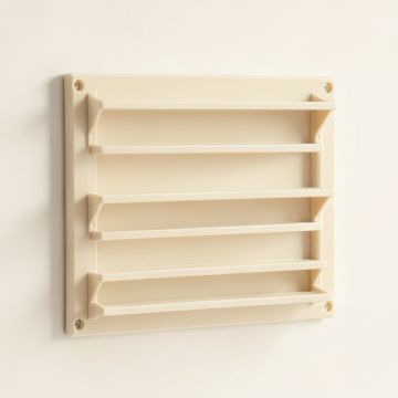 Birch Branch Empty Wall-Mounted Tool Organizer Panel - Ivory (synthetic illustration; no displayed measurements)