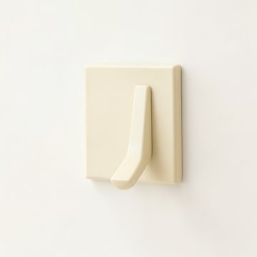 Cedar Bluff Wall-Mounted Robe Hook - Ivory (synthetic illustration; no displayed measurements)