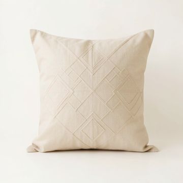 Cedar Crossing Filled Accent Pillow - Beige (synthetic illustration; no displayed measurements)