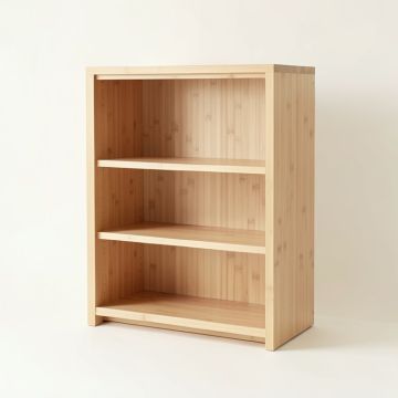 Field Edge Freestanding Bookcase - Beige (synthetic illustration; no displayed measurements)