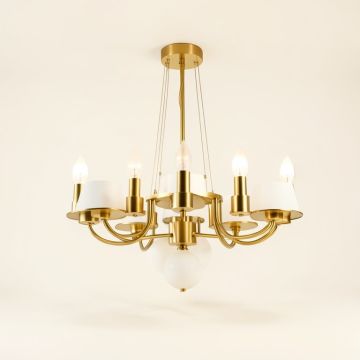 Dyal Unique Statement Tiered Led Chandelier (synthetic illustration; no displayed measurements)