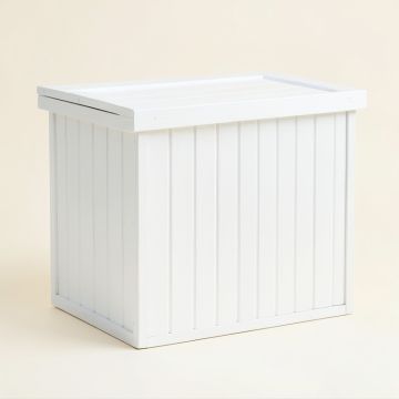 Fern Bluff Closed Outdoor Storage Box - White (synthetic illustration; no displayed measurements)