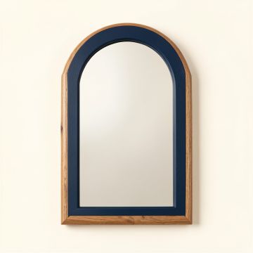 Clay Arc Framed Wall Mirror (synthetic illustration; no displayed measurements)