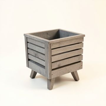 Linden Bridge Empty Raised Planter - Gray (synthetic illustration; no displayed measurements)