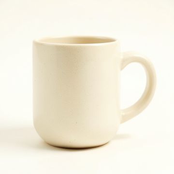 Olive Crest Ceramic Mug - Ivory (synthetic illustration; no displayed measurements)