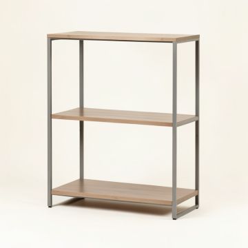 Bella Industrial Etagere Bookcase (synthetic illustration; no displayed measurements)
