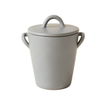 Ash Bluff Storage Canister With Lid - Gray