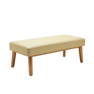 Haddix Upholstered Wood Bench