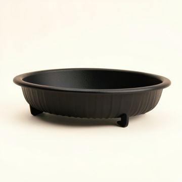 Aspen Dell Empty Railing Planter With Integral Brackets - Black (synthetic illustration; no displayed measurements)