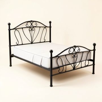 Bealeton Metal Queen Platform Bed (synthetic illustration; no displayed measurements)