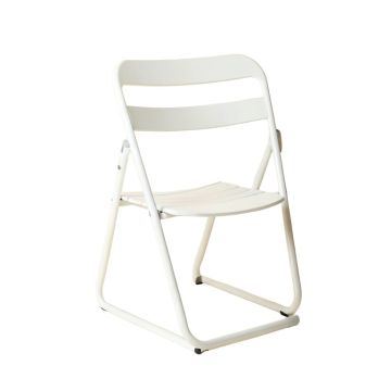 Moss Bridge Folding Outdoor Chair - White