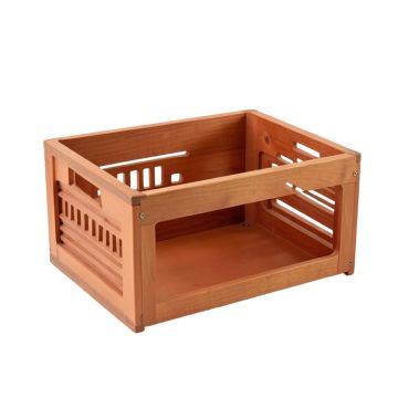 Cove Canyon Empty Furniture-Style Pet Crate - Terracotta