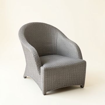 Juniper Dale Outdoor Lounge Chair - Gray (synthetic illustration; no displayed measurements)