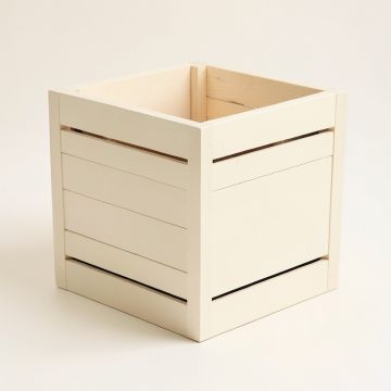 Ash Crest Closed Garden Compost Bin - Cream (synthetic illustration; no displayed measurements)