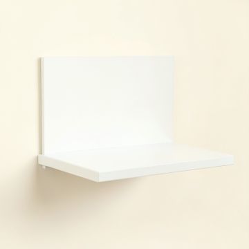 Brook Crossing Wall-Mounted Shelf - White (synthetic illustration; no displayed measurements)