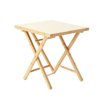 Moss Branch Compact Balcony Table - Cream