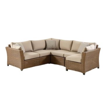 Mangum Patio 9 Piece Rattan Sofa Seating Group With Cushions