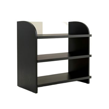 Shore Crossing Desktop Shelving Unit - Black
