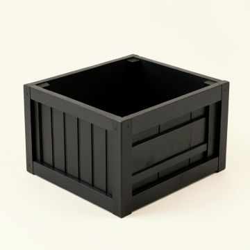 Wren Bend Empty Furniture-Style Litter Enclosure - Black (synthetic illustration; no displayed measurements)
