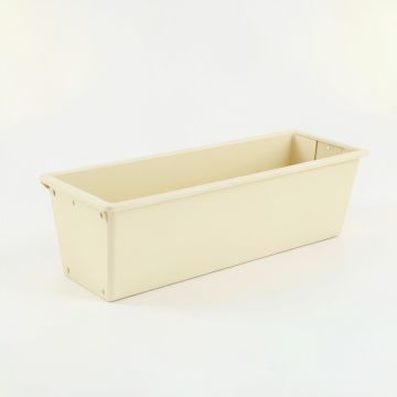 Flint Bluff Empty Railing Planter With Integral Brackets - Cream (synthetic illustration; no displayed measurements)