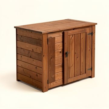 6 Ft. W X 2.5 Ft. D Wooden Horizontal Bike Shed (synthetic illustration; no displayed measurements)