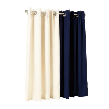 Gourdine Absolute Zero Solid Max Blackout Thermal Grommet Single Curtain Panel
