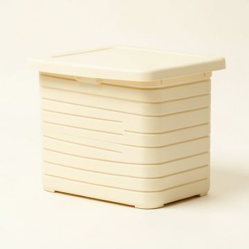 Clay Dell Closed Outdoor Storage Box - Ivory (synthetic illustration; no displayed measurements)
