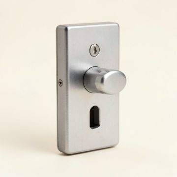 Broadway Lever With Greenwich Trim Keyed Entry Lock (synthetic illustration; no displayed measurements)