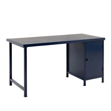 Cedar Brook Empty Workshop Workbench - Navy (synthetic illustration; no displayed measurements)