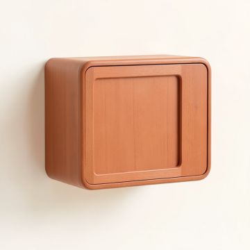 Ridge Arc Wall-Mounted Entry Cabinet (synthetic illustration; no displayed measurements)
