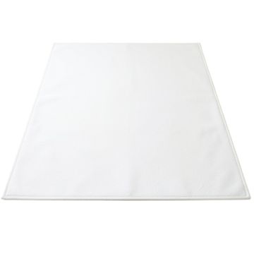 Willow Arc Rectangular Outdoor Rug - White
