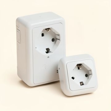 2 Pcs Of Cordless 3 Outlet 2 Usb Wall Charger Port Surge Protector Power Strip (synthetic illustration; no displayed measurements)