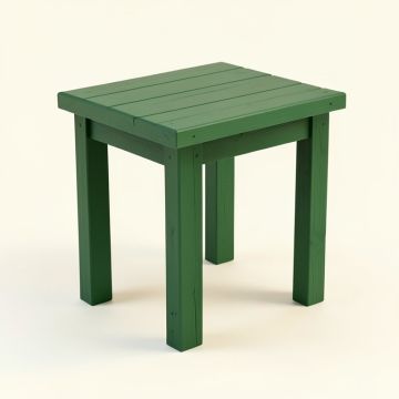 Wren Bridge Compact Balcony Table - Green (synthetic illustration; no displayed measurements)