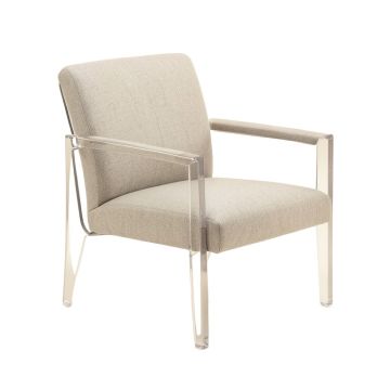 Santee Arm Chair In Clear