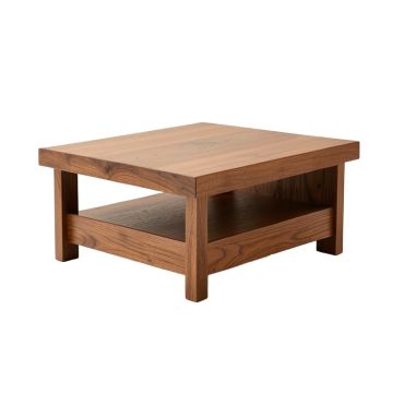 Adharv Solid Wood Coffee Table With Storage